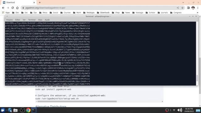 Instalando o PostgreSQL e pgAdmin no Linux Ubuntu смотреть онлайн