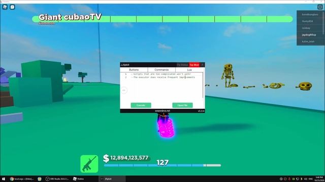 ROBLOX SCRIPT HACK FOR GIANT SURVIVAL ! MOD GUNS ! KILL BOSS ! MONEY FARM ! MAX LEVEL ! EXPLOIT ? смотреть онлайн
