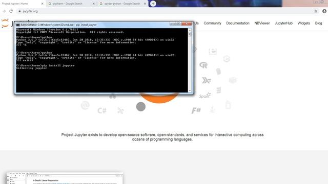 How to Install Jupyter Notebook in Python -Install Jupyter Notebook on Windows - PIP Install Jupyte смотреть онлайн