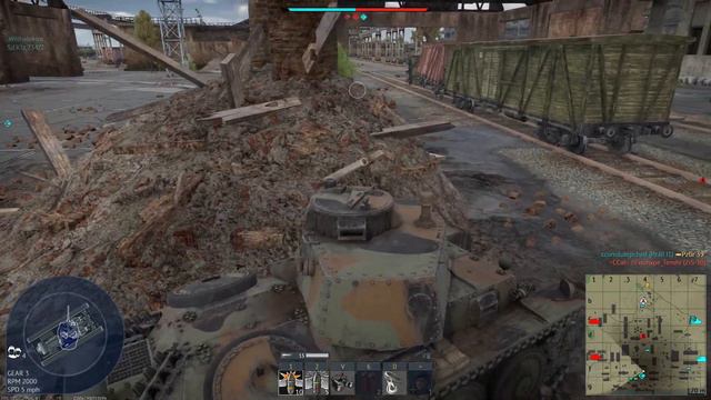 War Thunder gameplay. Daily Bonus 12-22-23 (M3 Lee won't leave me be!) смотреть онлайн