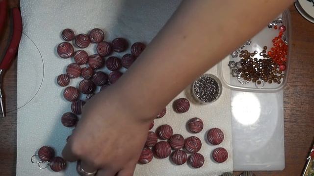 Мастер-класс: Комплект украшений "Жгуты". Полимерная глина. Использование остатков. смотреть онлайн