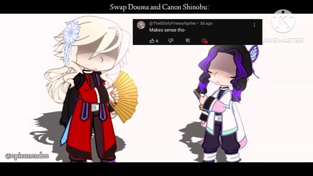 If Swap Meets Canon (?? & ?❄️) || KnY Swap AU || Read Desc for Lore смотреть онлайн