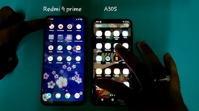 Samsung galaxy A30s vs Redmi 9 prime | speed test смотреть онлайн