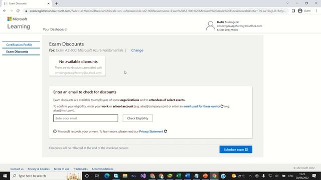 Pearson Vue: Schedule a Microsoft Exam смотреть онлайн
