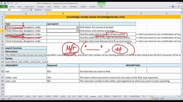 How to use Search Function to Find in Excel смотреть онлайн