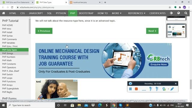 PHP Loops and Constants | For loop in PHP(Hindi) | While loop in PHP(Hindi) смотреть онлайн