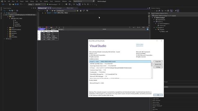 Microsoft SQL VISUAL STUDIO 1 смотреть онлайн