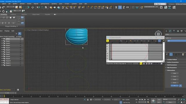 Винты и винтовые навершия для заходных столбов и балясин в 3ds Max за минуту.