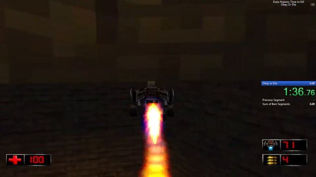 Duke Nukem: Time To Kill - Obey Or Die Any% Speedrun (2:57 IGT) [World Record] смотреть онлайн