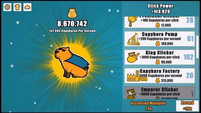 Capybara clicker (my arm is killing me after this video?) смотреть онлайн