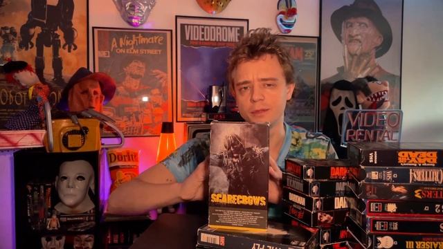Видео кассеты VHS DVD BLU RAY из США. Распаковка #13 Ужасы смотреть онлайн