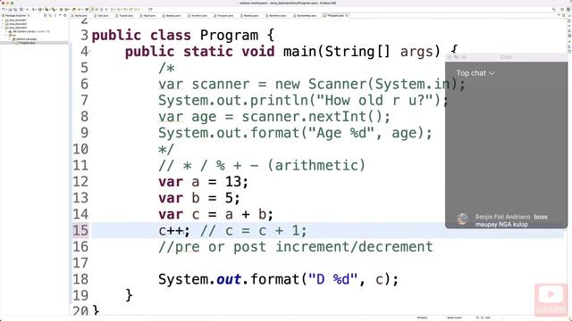 Java | Episode 3 | Inputs, Expressions and Operators | Tagalog Tutorial смотреть онлайн