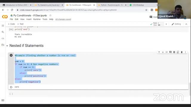 Python Operators, user-defined input, conditionals and functions| 12/3/21 | Ujjwal Khandelwal смотреть онлайн