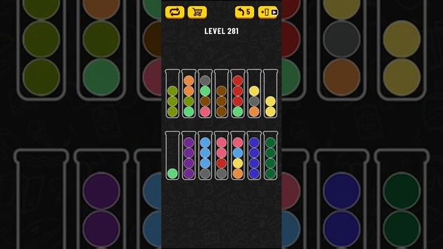 Ball Sort Puzzle - level 281 смотреть онлайн