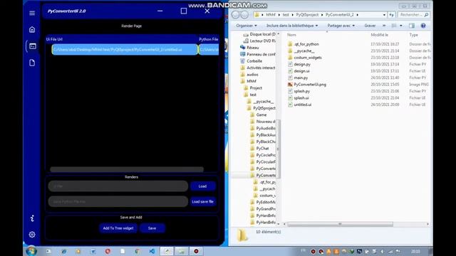 تحويل ملفات ui الى ملفات بايثون باستخدام PyConverterUi 2 смотреть онлайн