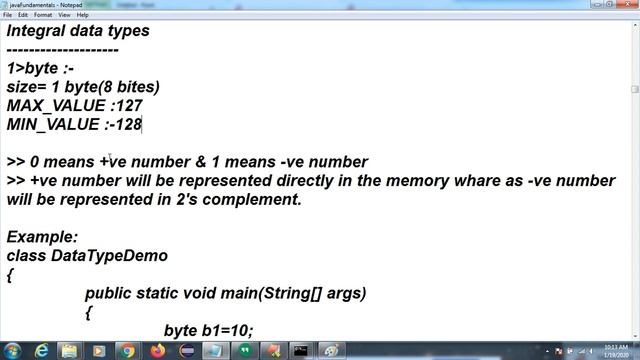 What is an Identifies and Data Type in Core Java Live Session смотреть онлайн