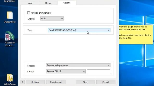 Access To Excel Converter, Video Manual