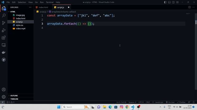 How to use forEach method with arrays in javascript | Road map to Next JS | Part - 35 | JS смотреть онлайн