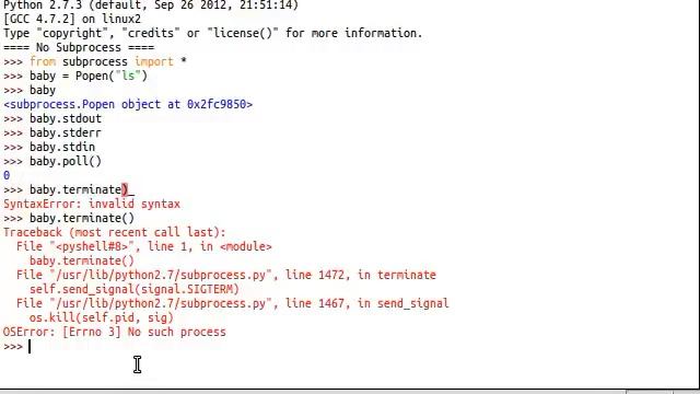 Python [subprocess] 03 Popen Instances смотреть онлайн