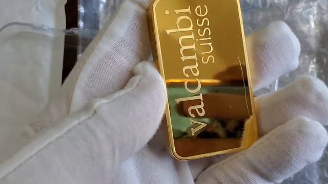 APMEX 10 oz. Valcambi Gold Bar Unpacking and Inspection (2022) смотреть онлайн