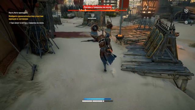 Assassins Creed Origins ИСТОКИ ПРОХОЖДЕНИЕ НА РУССКОМ КОШМАР 4K #46 Мумии крокодилов смотреть онлайн