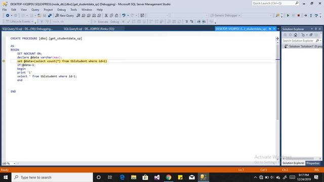 debugging in SQL .how to debug in sql server management studio смотреть онлайн