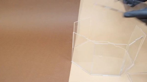 10006 Фальш ярус для торта ШЕСТИУГОЛЬНИК 283х150 мм оргстекло VTK Products