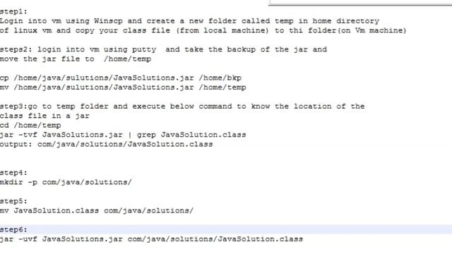 Linux:update a file in jar file смотреть онлайн
