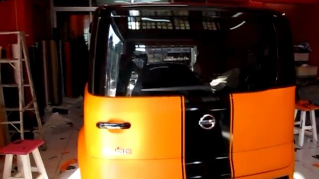 AUTOCAR WRAP Nissna Cube ส้มด้านรอบคัน.mpg смотреть онлайн