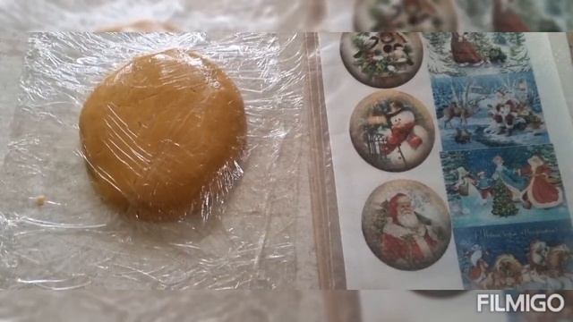 Подарочные медовые пряники, с сахарными картинками. смотреть онлайн