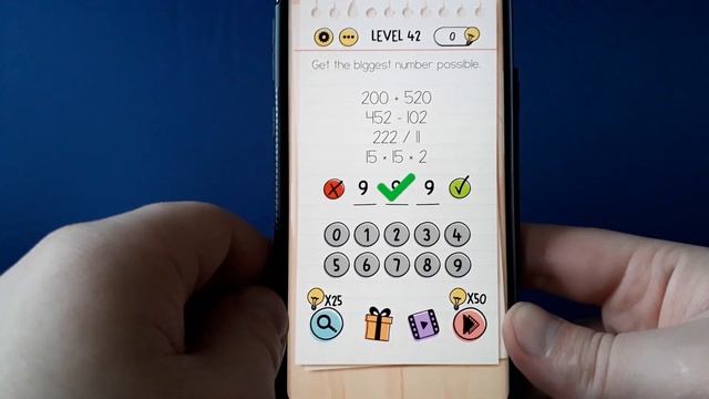 Brain Test Get the biggest number possible смотреть онлайн