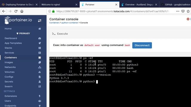 Monitoring docker containers with portainer and cadvisor смотреть онлайн