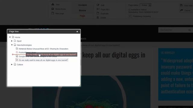 Tree drag and drop - BackBee Tutorial v1.0 смотреть онлайн