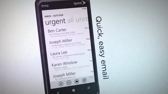 HTC 7 Pro First Look смотреть онлайн