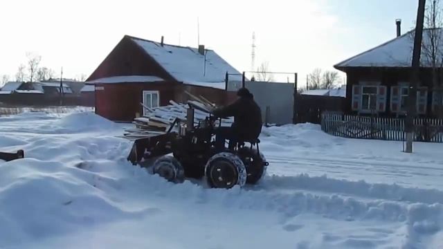 Самоделка для уборки снега смотреть онлайн
