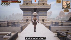 Conan Exiles - Строительство огромного замка. ч. 02. Главный вход