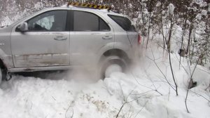 Kia Sorento BL | Киа Соренто - по снегу в новом 2019 /оффроад/offroad/покатушки / грязь