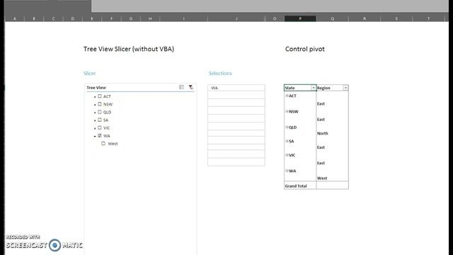 Excel - Tree View Slicer смотреть онлайн