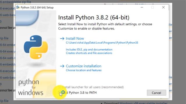 Install python 3.8.2 for Windows(32 and 64-bit) смотреть онлайн