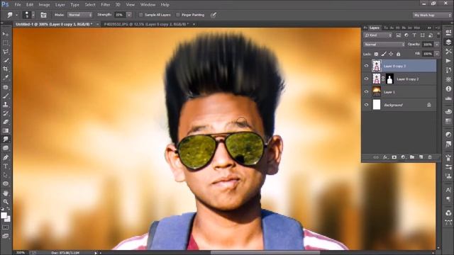 How to Make Manipulation Your Photo in Photoshop CC смотреть онлайн