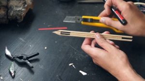 Простой способ сделать ЧЕЛНОК ДЛЯ ВЯЗАНИЯ СЕТЕЙ своими руками #diy #своимируками #рыбалка