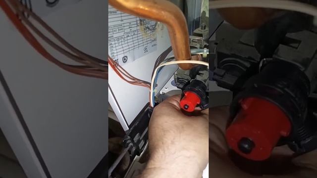 замена сбросного клапана на котёл Chaffoteaux [Шаффото]24 кв смотреть онлайн