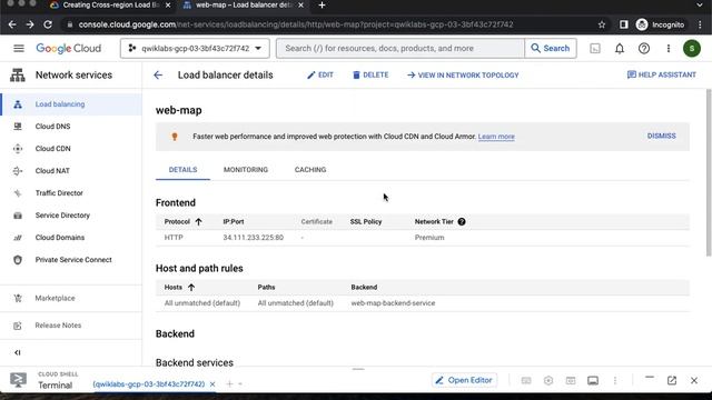 Creating Cross region Load Balancing GSP157 смотреть онлайн
