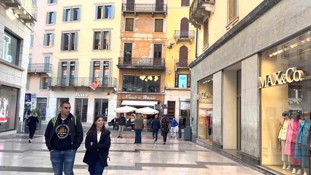 Walking tour in Verona, Italy смотреть онлайн