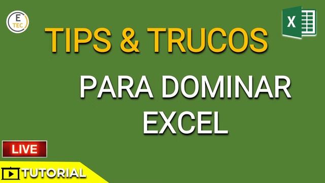 TIPS & TRUCOS PARA DOMINAR EXCEL смотреть онлайн