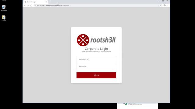 Windows 10 Credential Phishing With Captive Portal