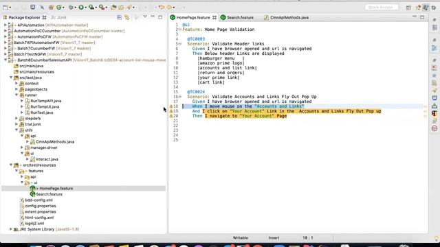 Batch 8 Selenium with Cucumber-Actions Class in Selenium, Dynamic Xpath-Part-19 смотреть онлайн
