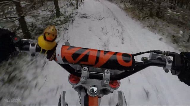 Чуть не въехал в дерево!!? | Покатушка по снегу❄️ | kayo tt 160 смотреть онлайн