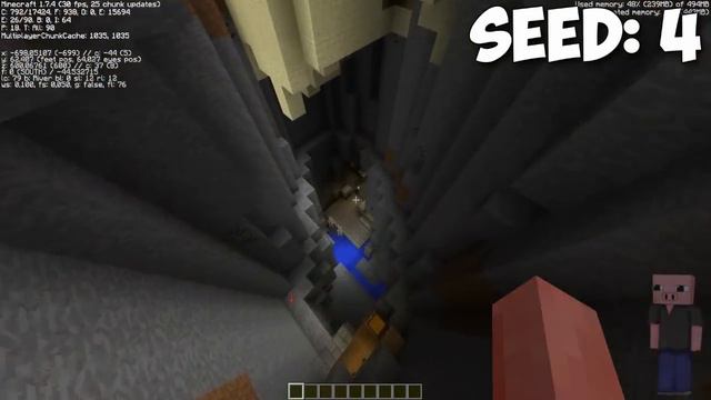 Minecraft Best Seeds - ISLAND WITH STRONGHOLD | 1.7.4 (HD) смотреть онлайн