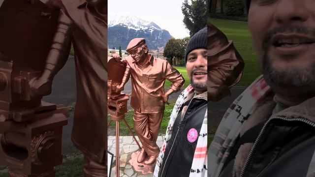 Interlaken Yash Chopra Ji Statue Switzerland #travel